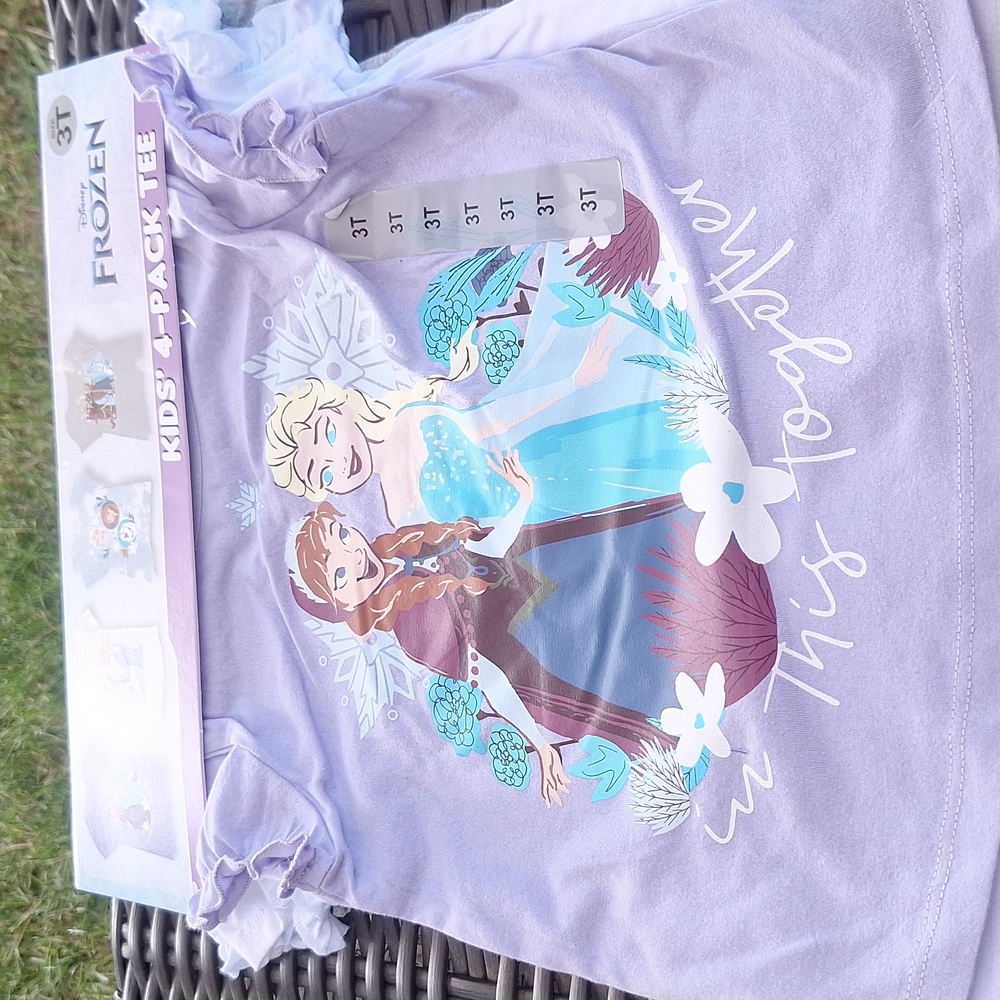 Girl Disney 4 pack tee(14)